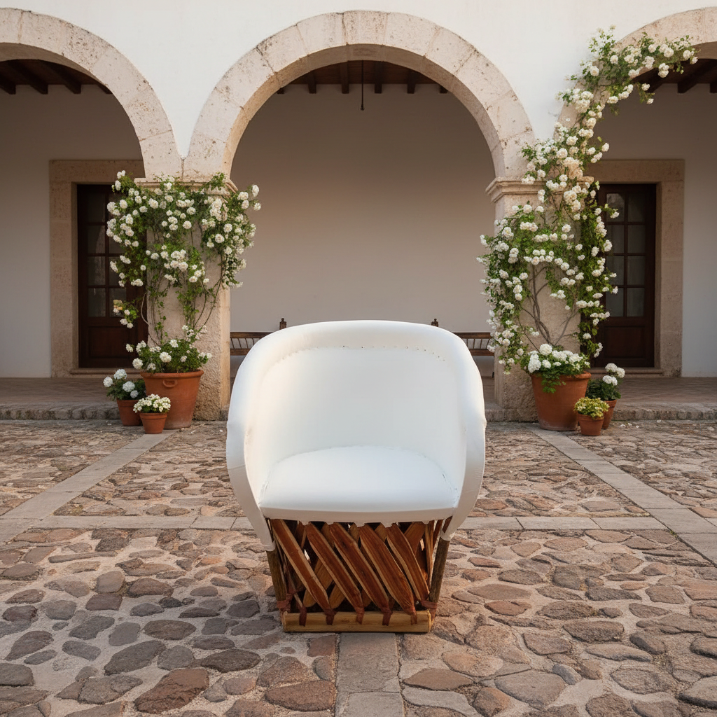 Equipal Blanco - Patio Atardecer
