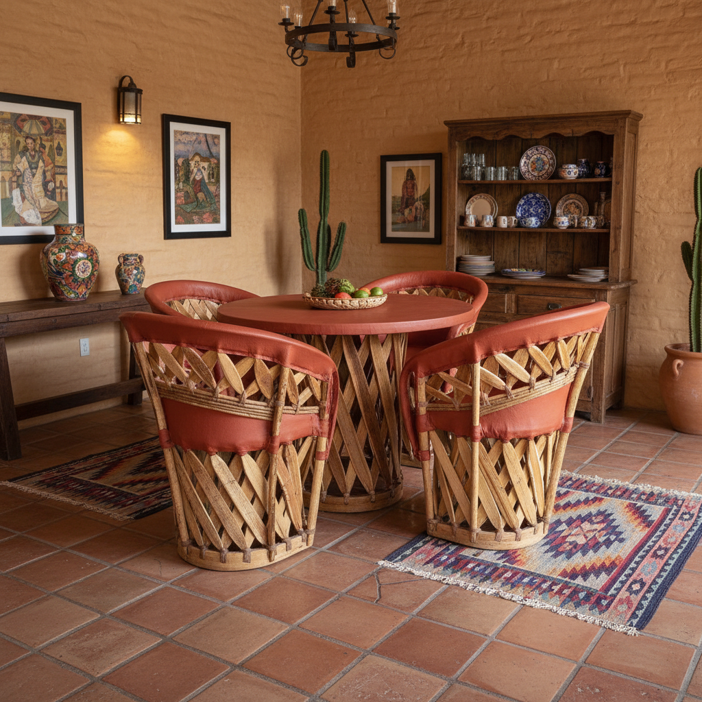 Comedor riñonera interior rústico