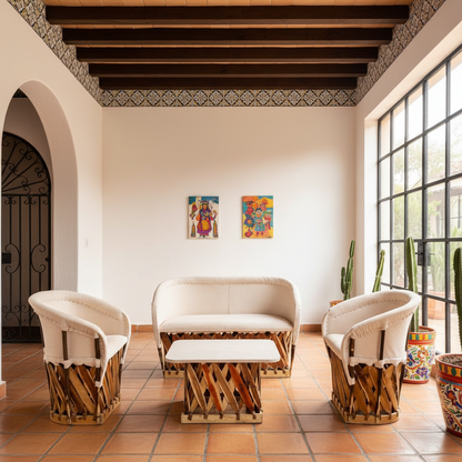 Equipal Blanco - Sala Hacienda Moderna