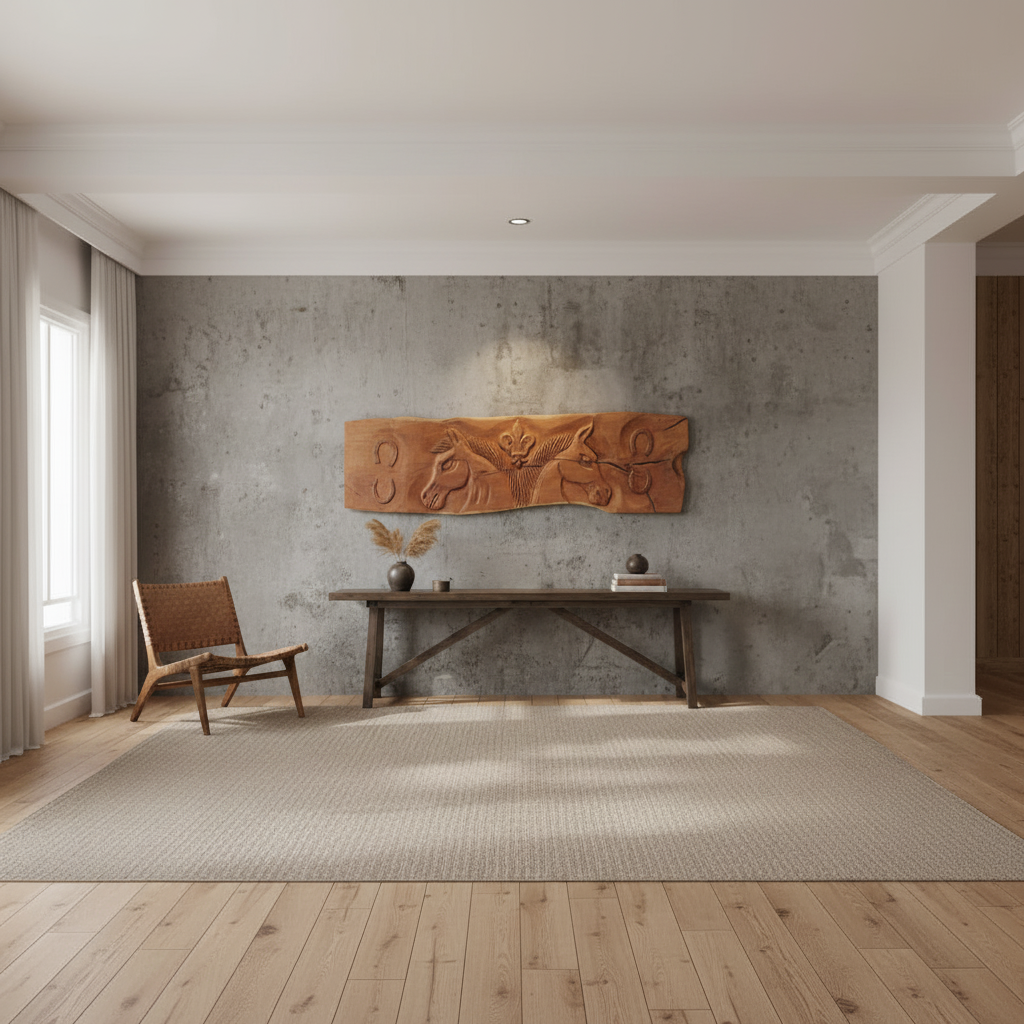 Pared de concreto industrial