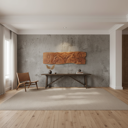 Pared de concreto industrial