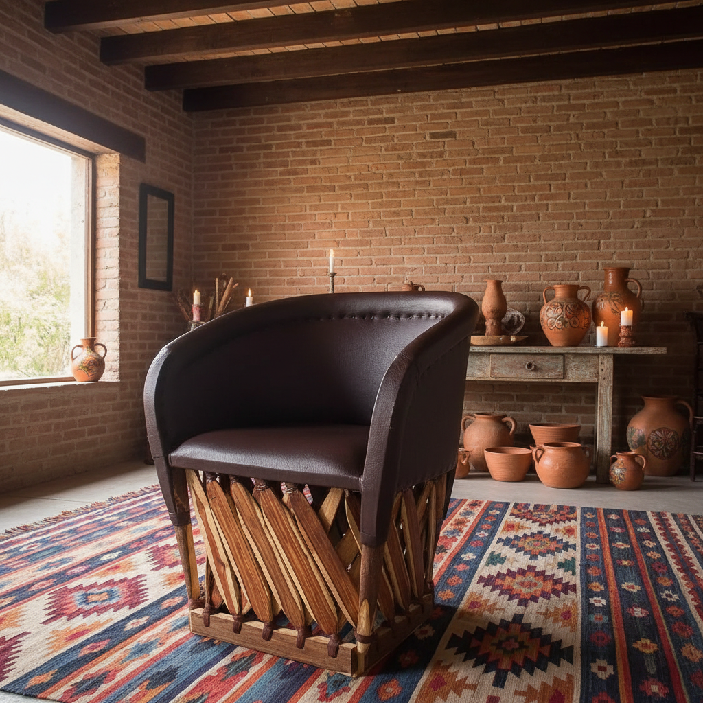 Sillon Equipal - Interior Sala Rustica