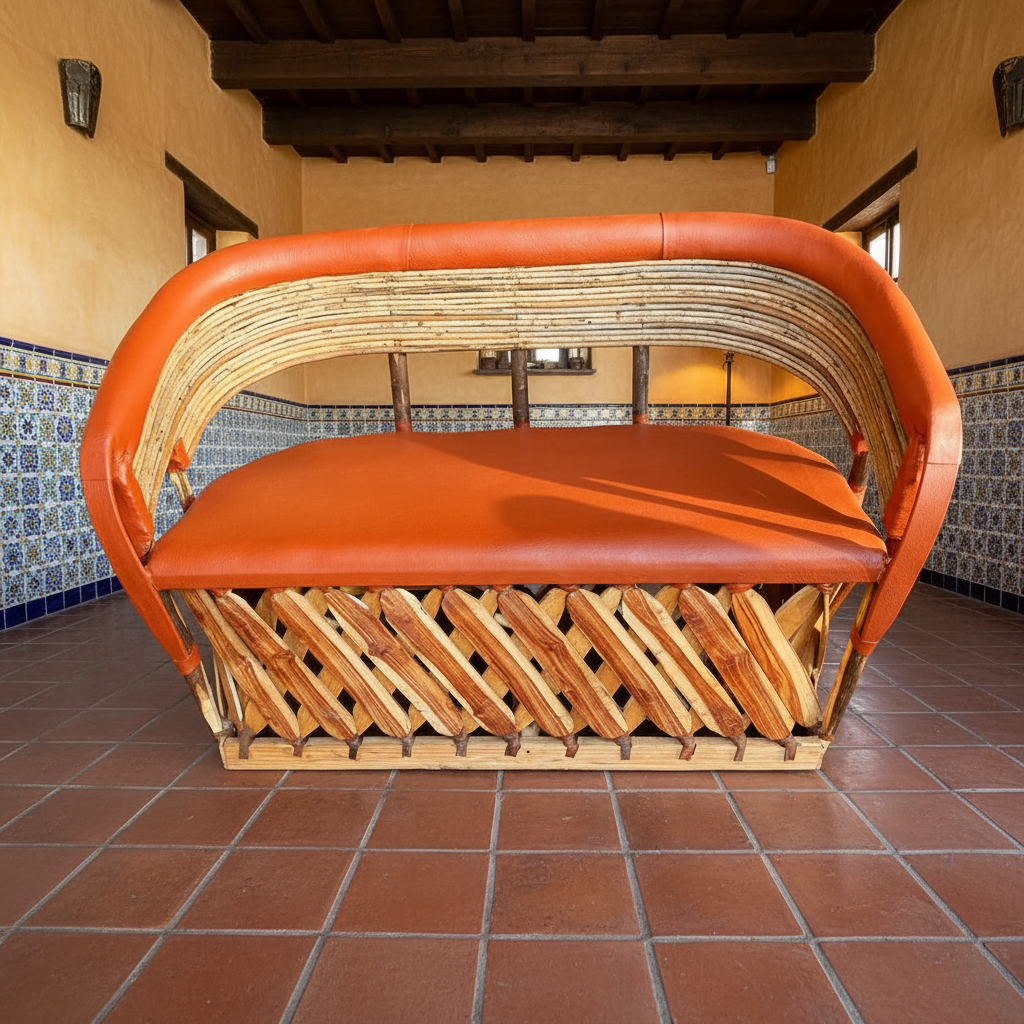 Equipal Antiguo - Loveseat Detalle