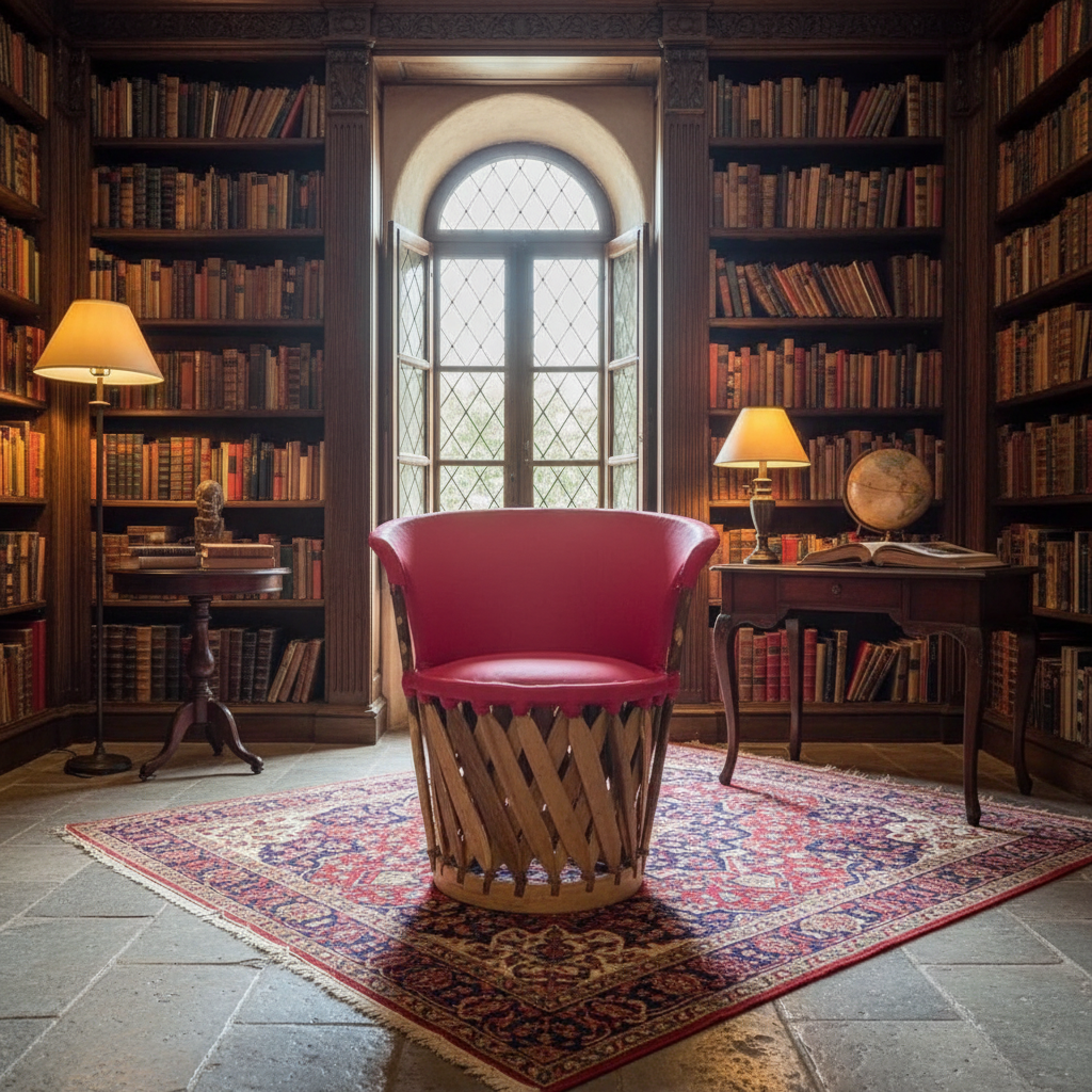 Silla Equipal - Biblioteca Hacienda