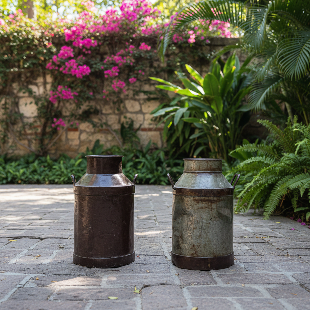 Botes Lecheros - Jardín