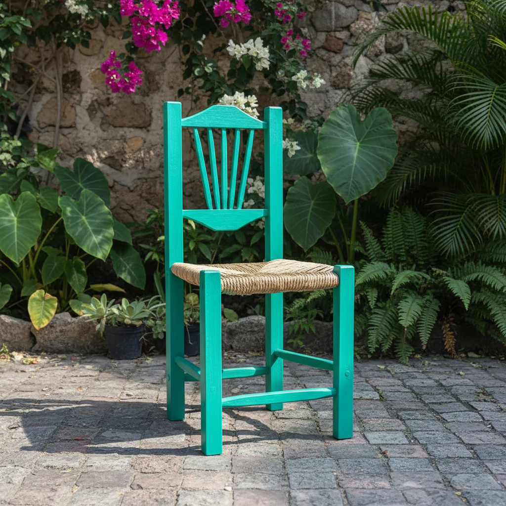 Silla Turquesa - Jardín v2