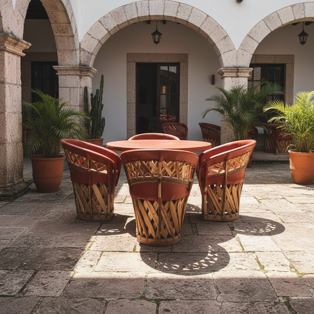 Comedor riñonera patio hacienda