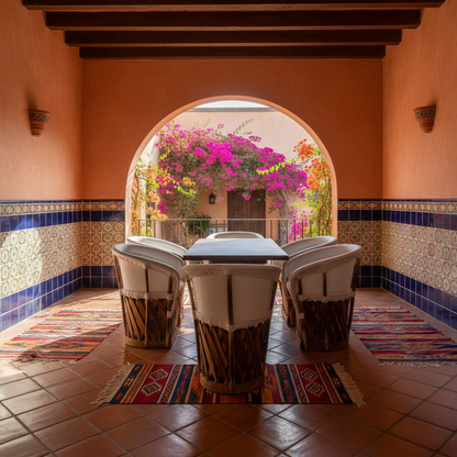 Comedor Equipal Tradicional Para 6 Personas Estilo Antiguo.