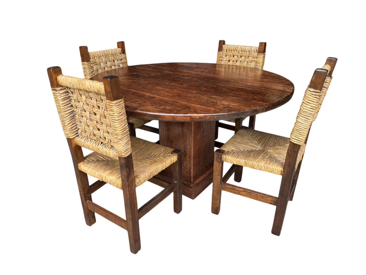 Beautiful Sustainable Handcrafted Dining Room in Antique Media Style