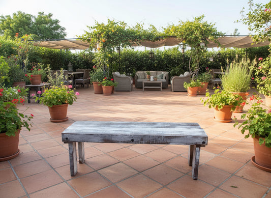 Banca Artesanal Vintage Madera Y Forja Estilo Antiguo.