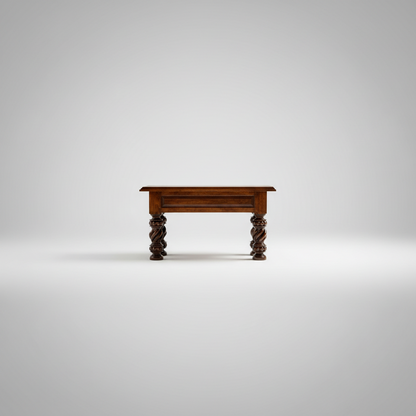 Credenza de Madera de Mezquite con Patas Torneadas