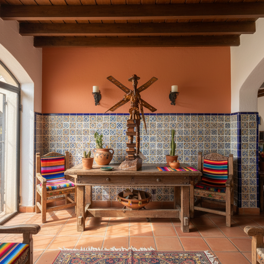 Gran Escultura De Don Quijote Madera De Nogal Estilo Antiguo