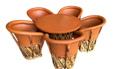 Comedor Equipal Tradicional Para 5 Personas Estilo Antiguo.