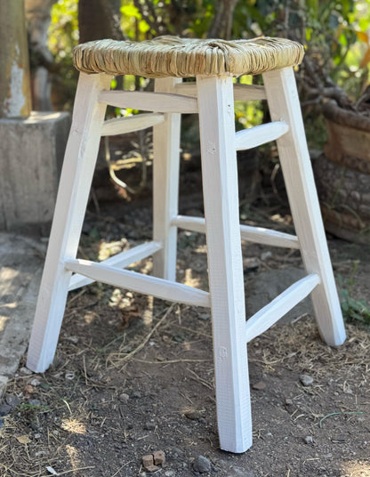 Par de Bancos Artesanales De Madera