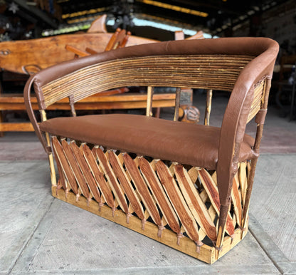 Sillon Love Seat Equipal Blanco 2 Personas Estilo Antiguo