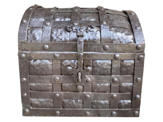 Wrought Iron Pirate Chest Trunk 