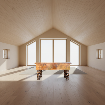 Credenza de Madera de Mezquite con Patas Torneadas