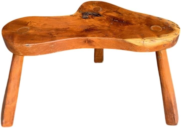 Banco Artesanal De Madera Y Forja Estilo Antiguo.