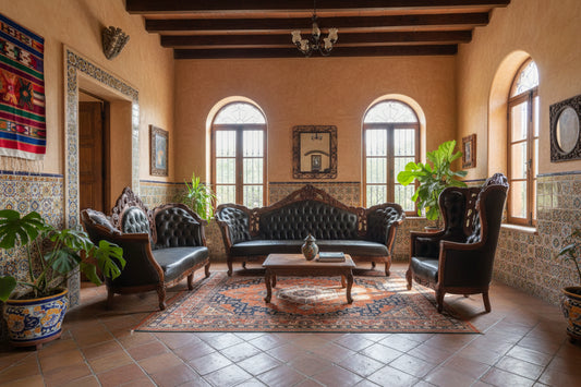 Sala De Madera De Cedro Amplia De Color Chocolate para Interiores