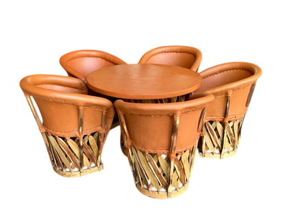 Comedor Equipal Tradicional Para 5 Personas Estilo Antiguo.