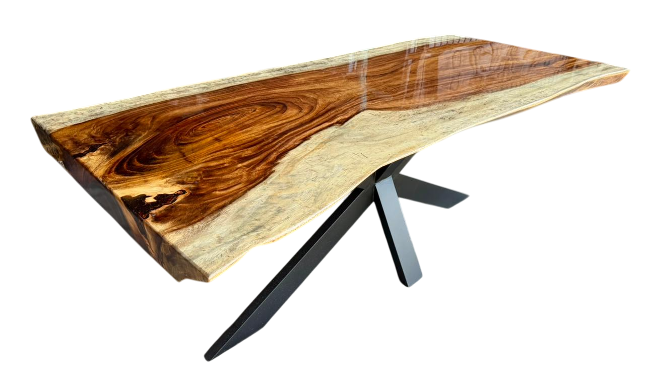 Mesa Comedor Tablon Parota 8 Personas