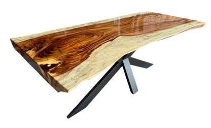 Mesa Comedor Tablon Parota 8 Personas