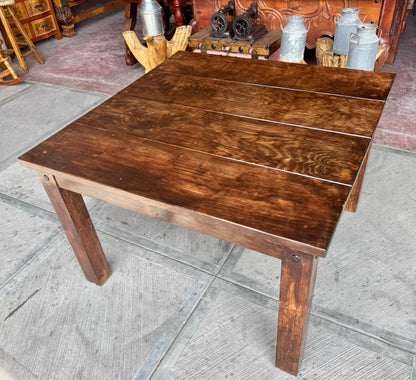 Mesa Comedor De Madera De Encino Super Resistente 4 Personas