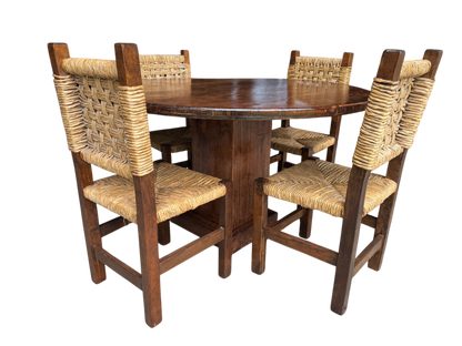 Beautiful Sustainable Handcrafted Dining Room in Antique Media Style