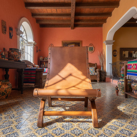 Silla Miguelito Mezquite Estilo Antiguo. 100%