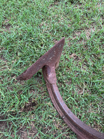 Hermosa Original Ancla Grande Antigua En Hierro Forjado Grande